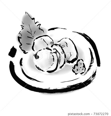 Ankimo hand-painted brush illustration 73872270