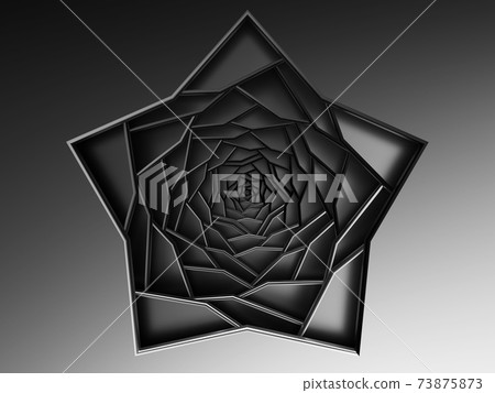 3d metal abstract swirl background, 3d render illustration 3d metal abstract swirl background, 3d render illustration 73875873