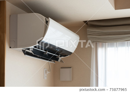 Air conditioner in operation Air conditioner in operation 73877965