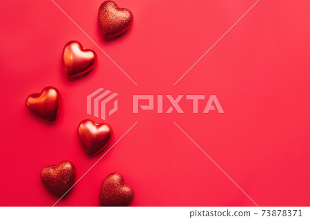 Valentine's Day greeting card template 73878371