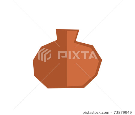 Abstract trendy hand drawn vector vase. Design illustration for Interior element. Vase isolated on white background. Scandinavian minimalist style. Modern print, boho poster. Home decor Abstract trendy hand drawn vector vase. Design illustration for Interior element. Vase isolated on white background. Scandinavian minimalist style. Modern print, boho poster. Home decor 73879949
