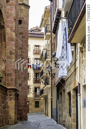 Town of Getaria. It is a coastal town located in the province of Gipuzkoa, Basque Country, Spain. Town of Getaria. It is a coastal town located in the province of Gipuzkoa, Basque Country, Spain. 73880185