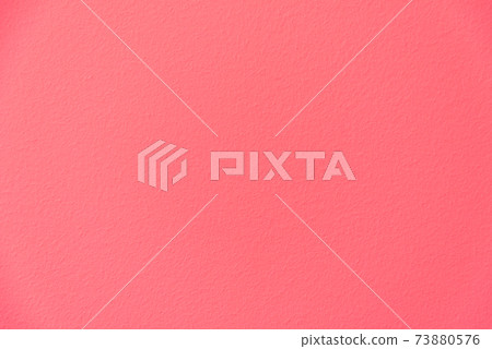 Coral colored background of the painted wall. Texture, base. 73880576
