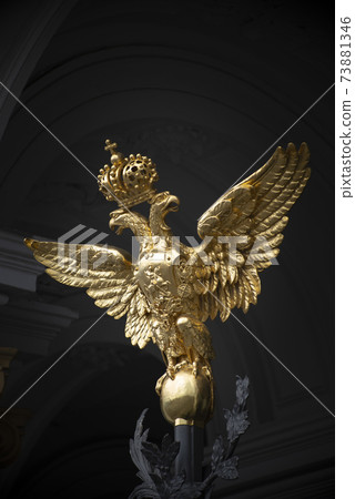 double-headed eagle symbol of the Russian empire. 73881346