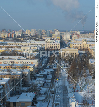winter and snow Minsk 73881438