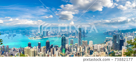 Panoramic view of Hong Kong 73882177
