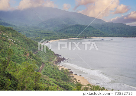 Sea and sun, Hai Van Pass, Danang, Vietnam 73882755