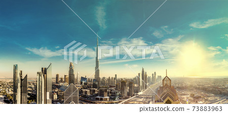 Aerial view of Dubai Aerial view of Dubai 73883963