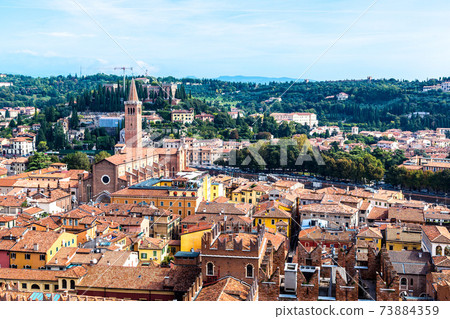 Aerial view of Verona, Italy Aerial view of Verona, Italy 73884359