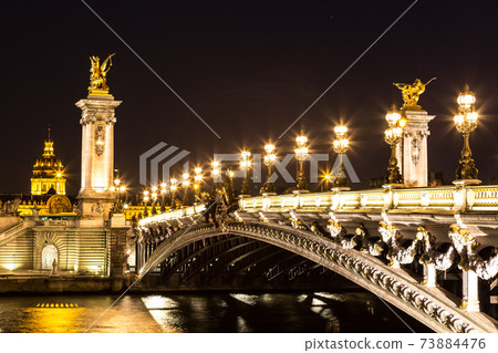 Bridge of the Alexandre III in Paris Bridge of the Alexandre III in Paris 73884476