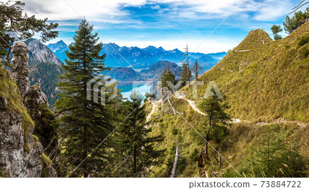 Alps and lakes in Germany Alps and lakes in Germany 73884722