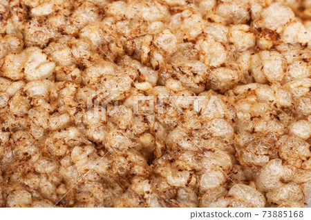 Buckwheat bread diet food close up, abstract background 73885168