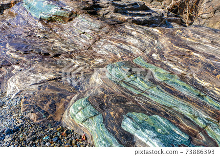 老虎岩的亞氯酸鹽片岩 老虎岩的亞氯酸鹽片岩 73886393