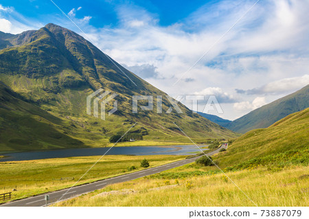 Summer in Scotland highlands, United Kingdom 73887079