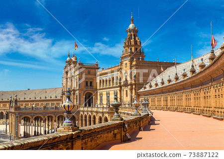 Spanish Square in Sevilla 73887122