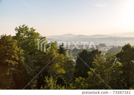Panoramic aerial view of Braga 73887161