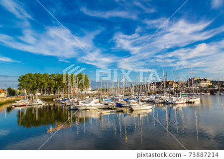 Trouville and Touques river 73887214