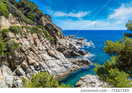 Coast of Lloret de Mar i 73887369