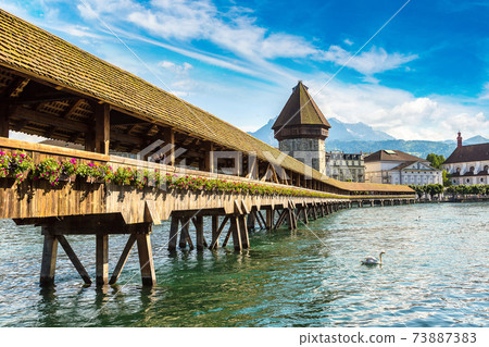 Chapel bridge in Lucerne Chapel bridge in Lucerne 73887383