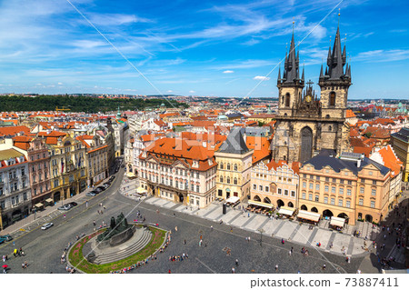 Old Town square in Prague 73887411