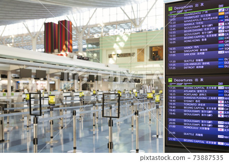 [Haneda Airport Terminal 3 Departure Lobby Declaring an Emergency] 73887535