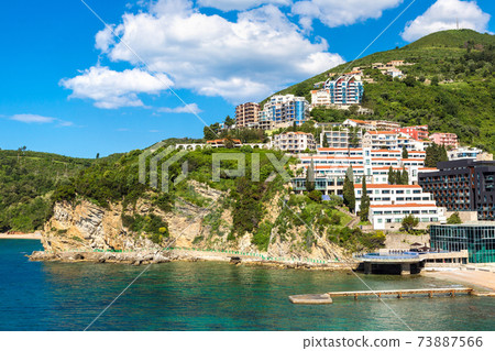 Mogren beach in  Budva 73887566