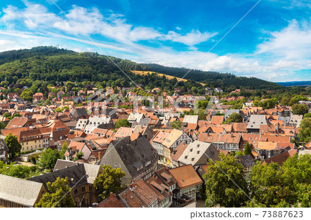 Panoramic view of Goslar, Germany 73887623