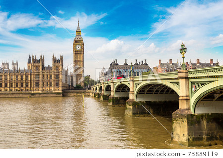Big Ben, Parliament, Westminster bridge in London 73889119