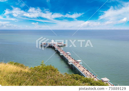 Llandudno Pier in Wales Llandudno Pier in Wales 73889129