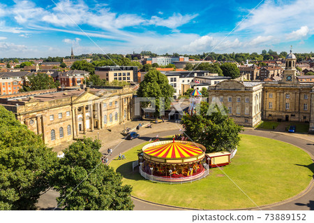 Panoramic view of York, England Panoramic view of York, England 73889152