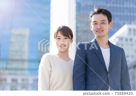 Office district portrait 73889420
