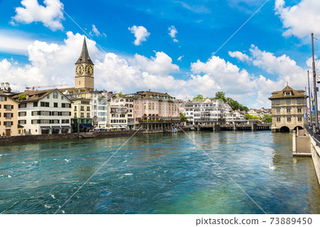Historical part of Zurich 73889450