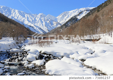 Hakuba's winter, Ushiro-Tateyama mountain range in the Northern Alps, Hida Mountains 73891237