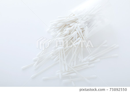 A messy cotton swab A messy cotton swab 73892550