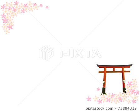 鳥居材料Marusakura與雲3 73894312