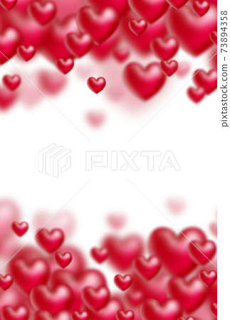 Valentine's material Image of large and small... - Stock Illustration  [73894358] - PIXTA