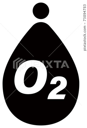 血氧濃度矢量圖標 73894783