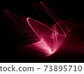 Liquid wavy red greed over black background 73895710