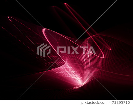 Liquid wavy red greed over black background Liquid wavy red greed over black background 73895710