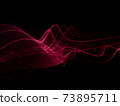 Liquid wavy red greed over black background 73895711