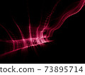 Liquid wavy red greed over black background 73895714