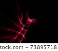 Liquid wavy red greed over black background 73895718