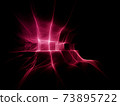 Liquid wavy red greed over black background 73895722