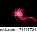 Liquid wavy red greed over black background 73895724