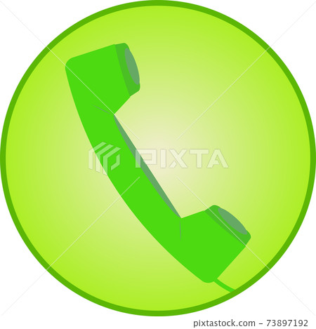 Simple phone / handset icon Simple phone / handset icon 73897192