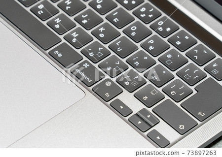 Laptop just opened Laptop just opened 73897263