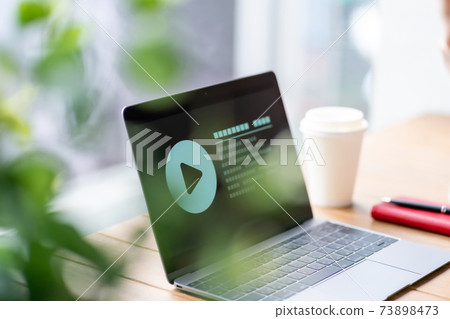 Video viewing and playback laptop 73898473
