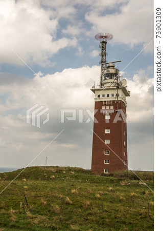 Helgoland Lighthouse, North Sea, Schleswig-Holstein, Germany 73901309