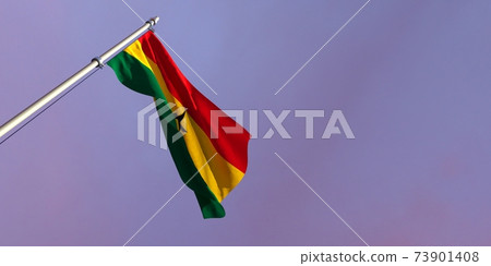 3d rendering of the national flag of the Ghana 3d rendering of the national flag of the Ghana 73901408
