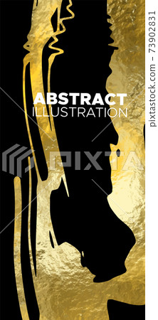 Vector Black and Gold Design Templates for banner. 73902831
